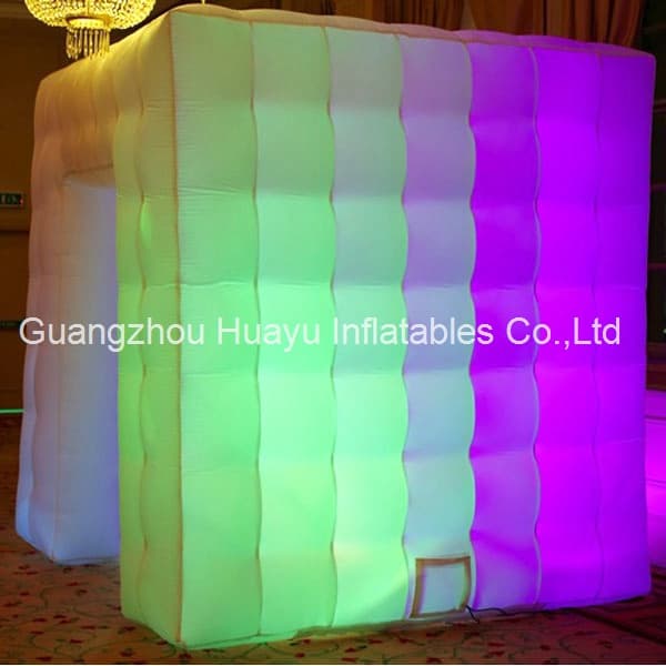 inflatable photo booth lighting photo booth